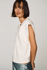 Scotch & Soda Cotton Keyhole Top