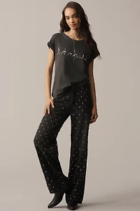 Self Contrast Skeleton Tee