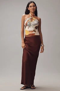 Sarah Hann Mesh Halter Top