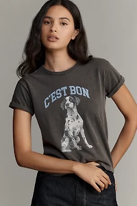 By Anthropologie Dog Graphic Tee
