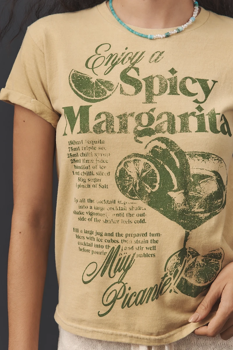 By Anthropologie Spicy Margarita Graphic Tee