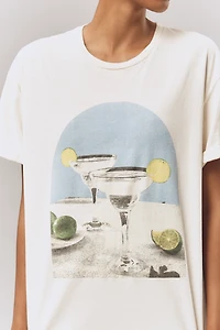 By Anthropologie Margarita Oversized Graphic Tee