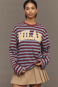 By Anthropologie Long-Sleeve Stripe City Top