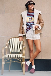 By Anthropologie Long-Sleeve Stripe City Top