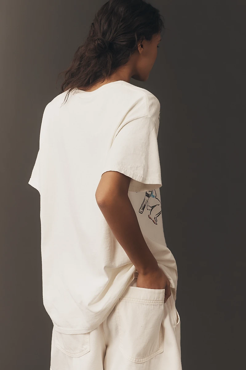 By Anthropologie Valentine Boxy Tee