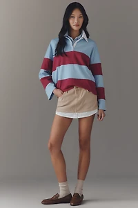 By Anthropologie Striped Rugby Top