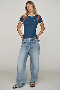 By Anthropologie 100% Cotton Sporty Baby Tee