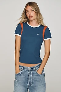 By Anthropologie 100% Cotton Sporty Baby Tee