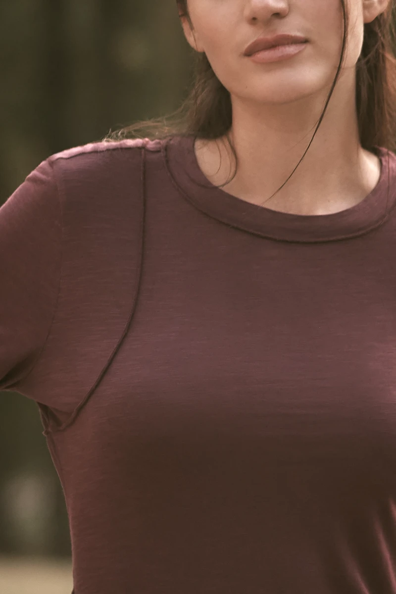 Pilcro Reconstructed Racer Tee