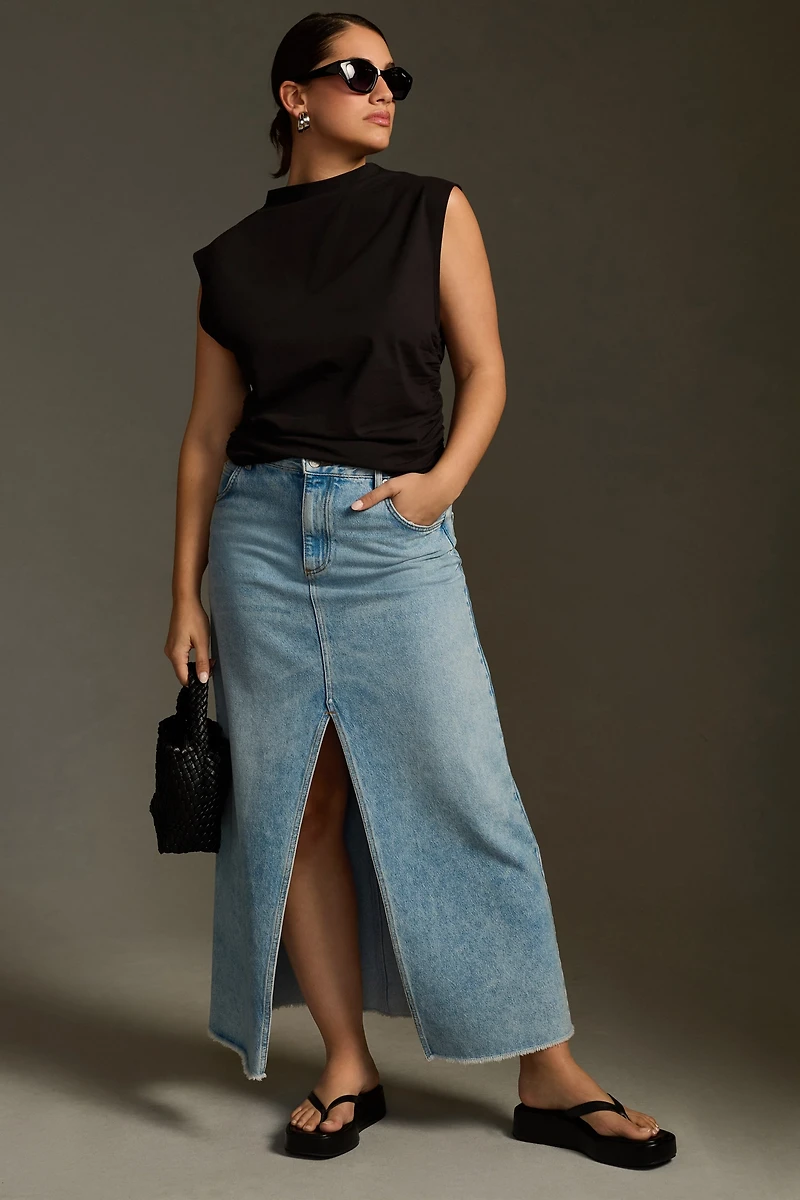 Maeve Mock-Neck Muscle Tank