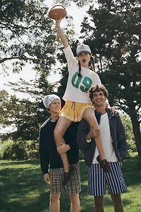 Pilcro 3/4 Sleeve Varsity Tee