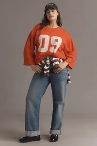 Pilcro 3/4 Sleeve Varsity Tee