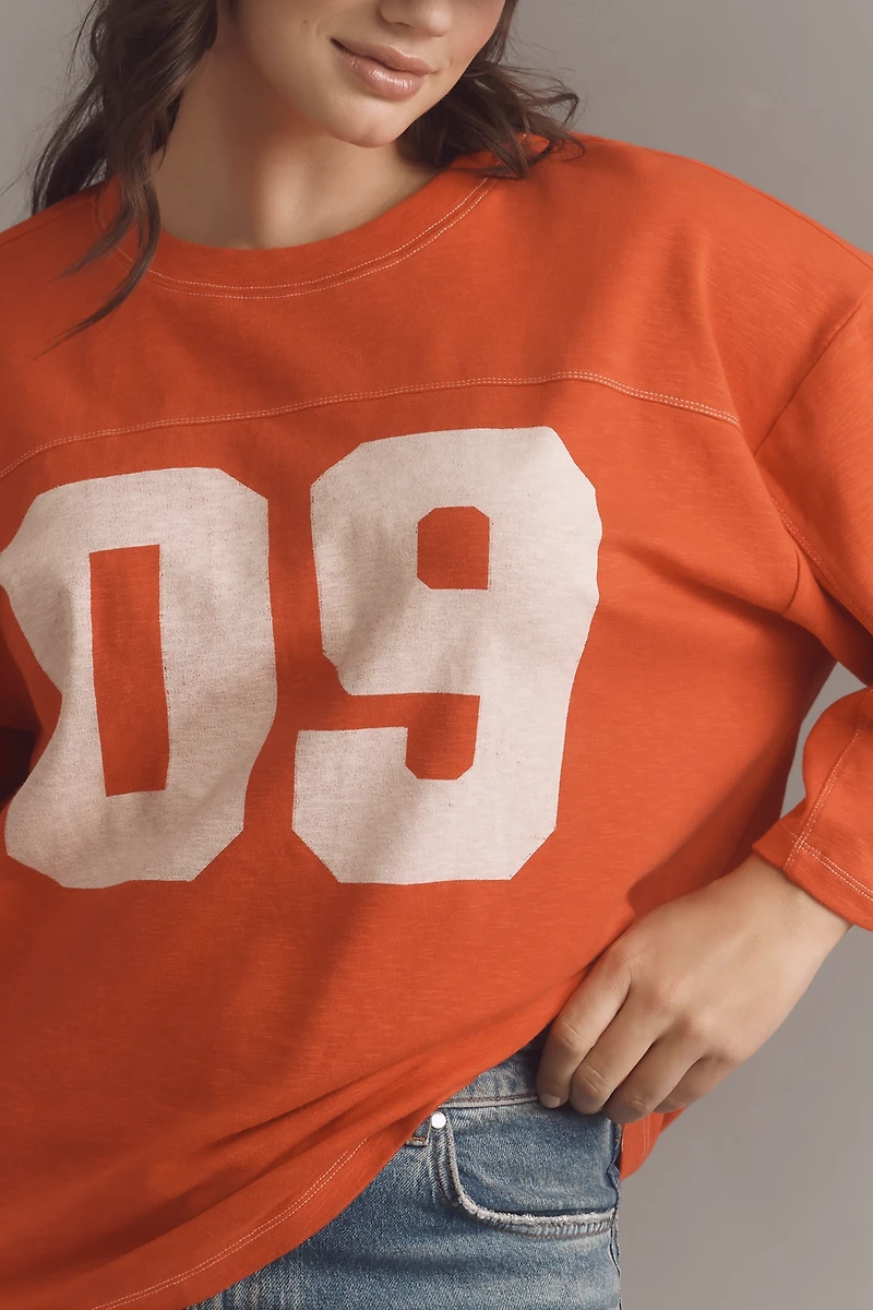 Pilcro 3/4 Sleeve Varsity Tee