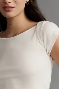 Pilcro Short-Sleeve Envelope Tee