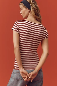 Pilcro Short-Sleeve Envelope Tee