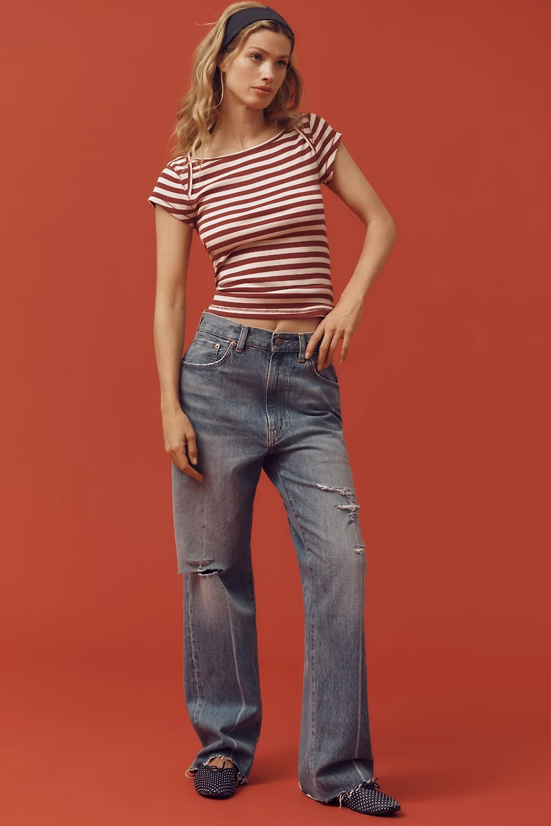 Pilcro Short-Sleeve Envelope Tee