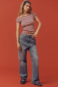 Pilcro Short-Sleeve Envelope Tee