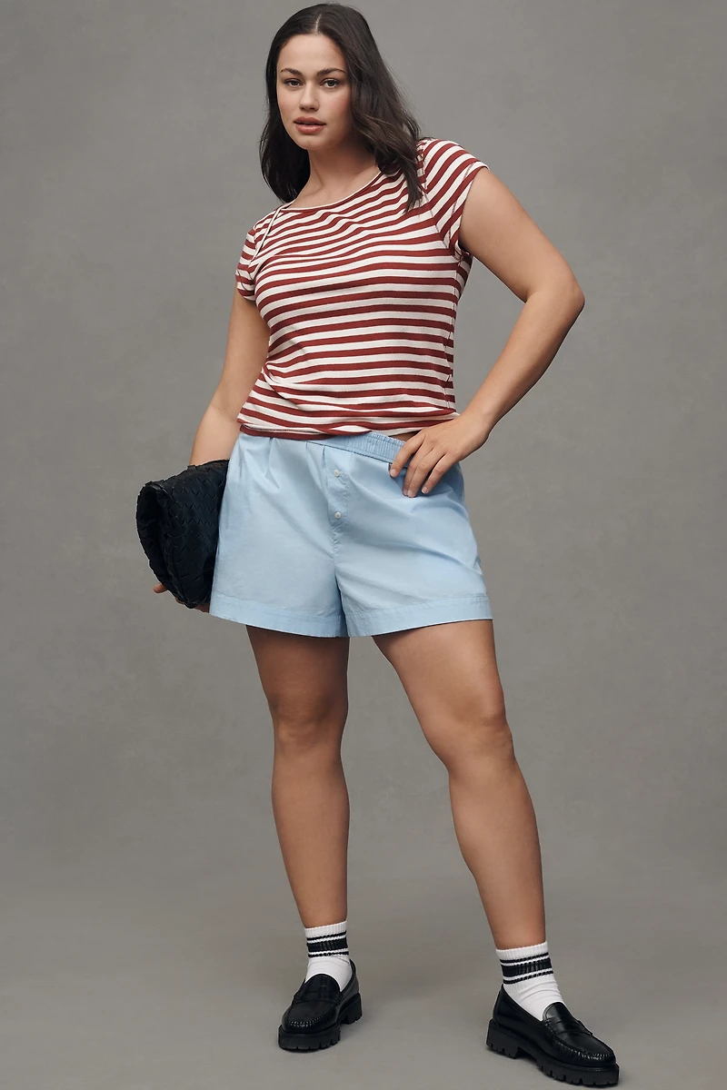 Pilcro Short-Sleeve Envelope Tee