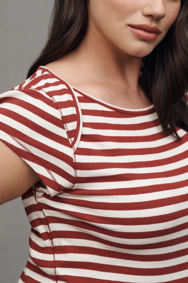 Pilcro Short-Sleeve Envelope Tee