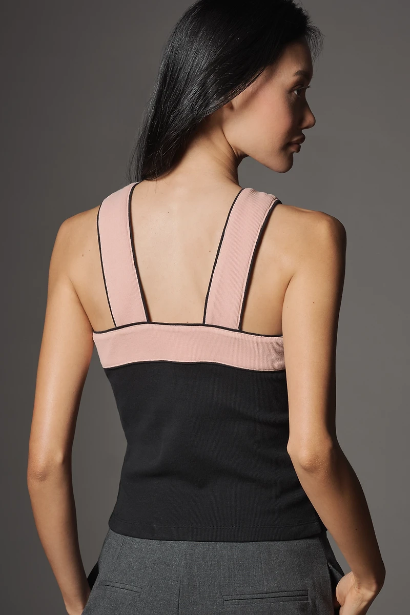 Maeve Crisscross Sleeveless Halter Top