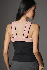 Maeve Crisscross Sleeveless Halter Top