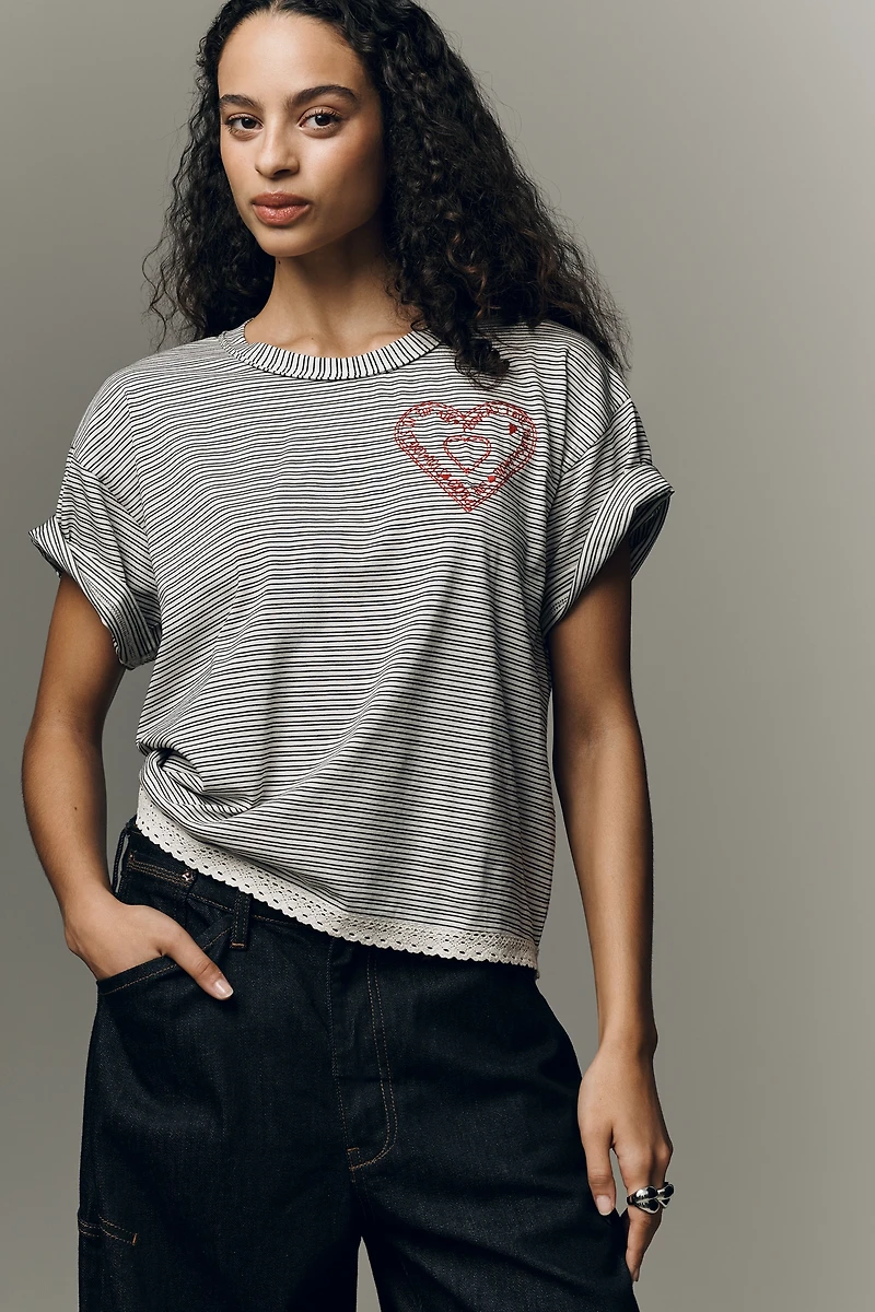 Pilcro Yours Truly Graphic Tee