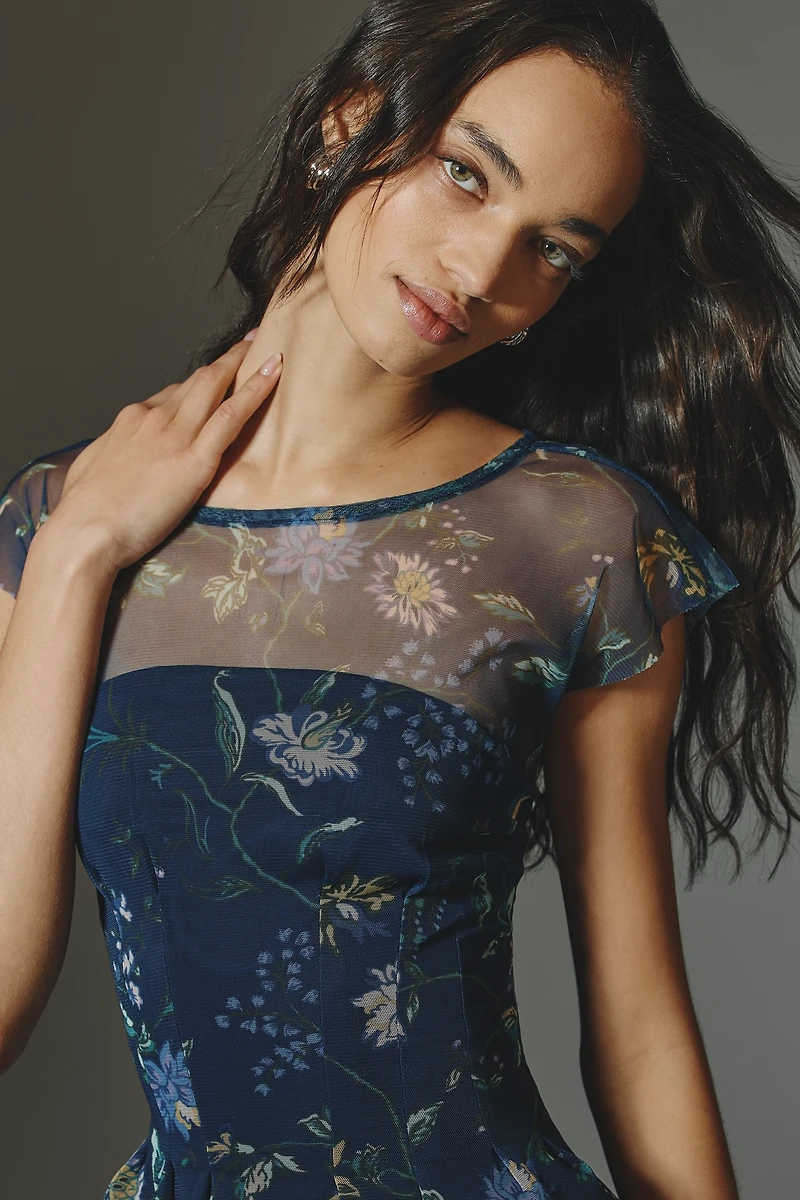 By Anthropologie Illusion Corset Top