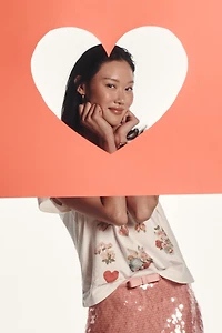 By Anthropologie Valentine Icon T-Shirt