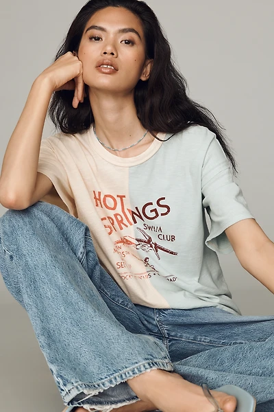 Pilcro Spliced Top
