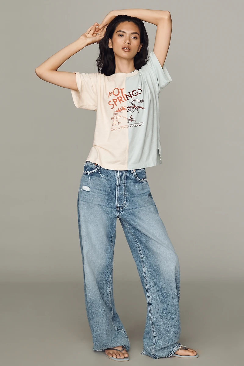 Pilcro Spliced Top