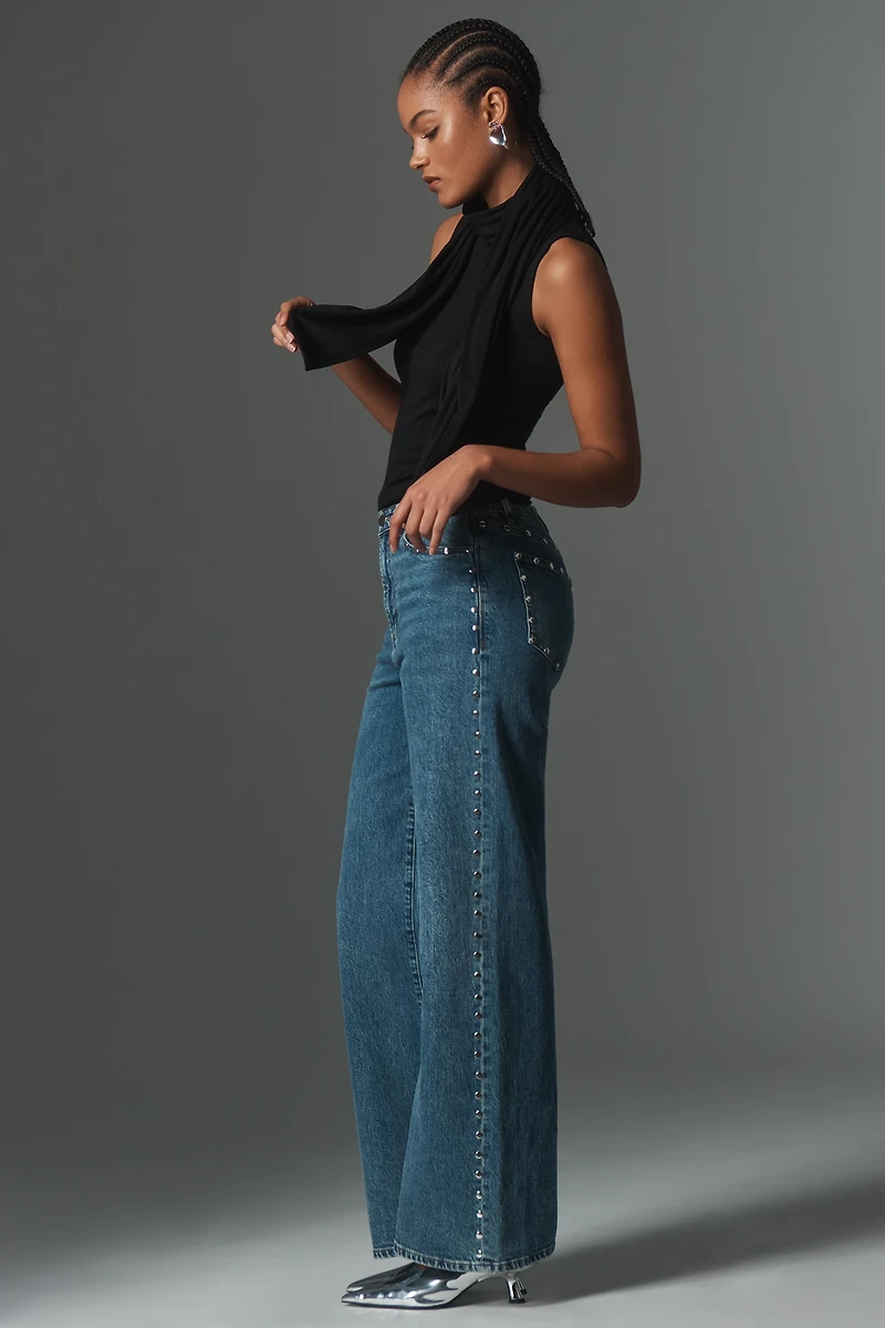 Lamarque Jimena Mock-Neck Scarf Tank Top