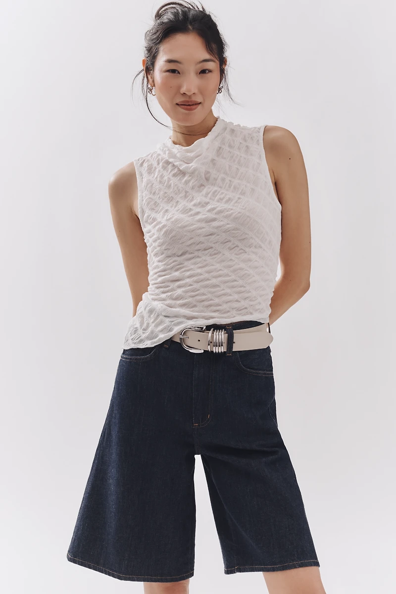 Maeve Asymmetric Textured Tank