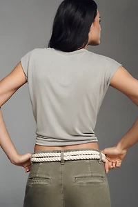 By Anthropologie Front-Twist Muscle Tank