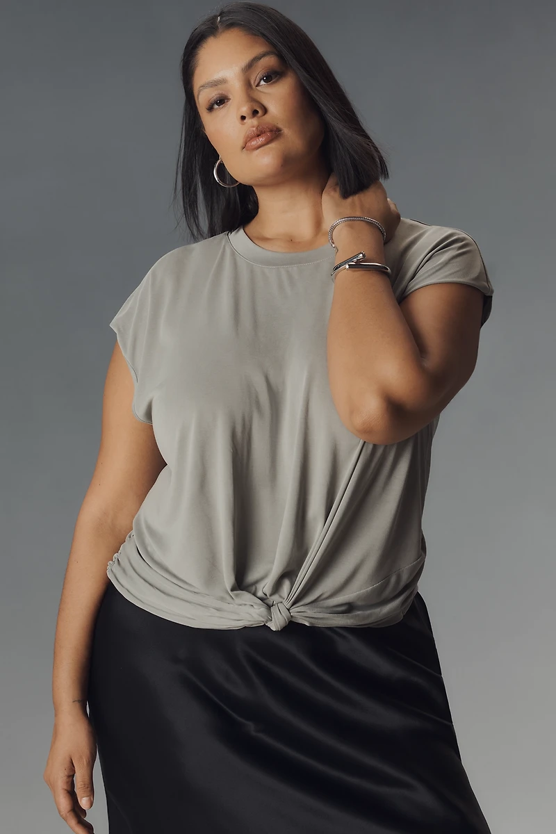 By Anthropologie Front-Twist Muscle Tank