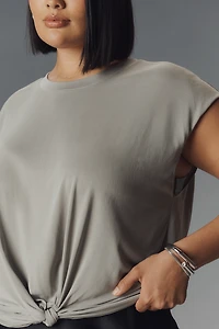 By Anthropologie Front-Twist Muscle Tank