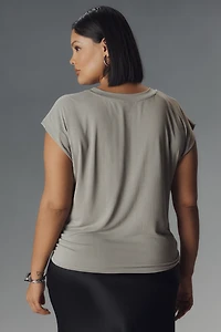 By Anthropologie Front-Twist Muscle Tank