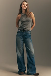 Pilcro Embellished Halter Tank Top