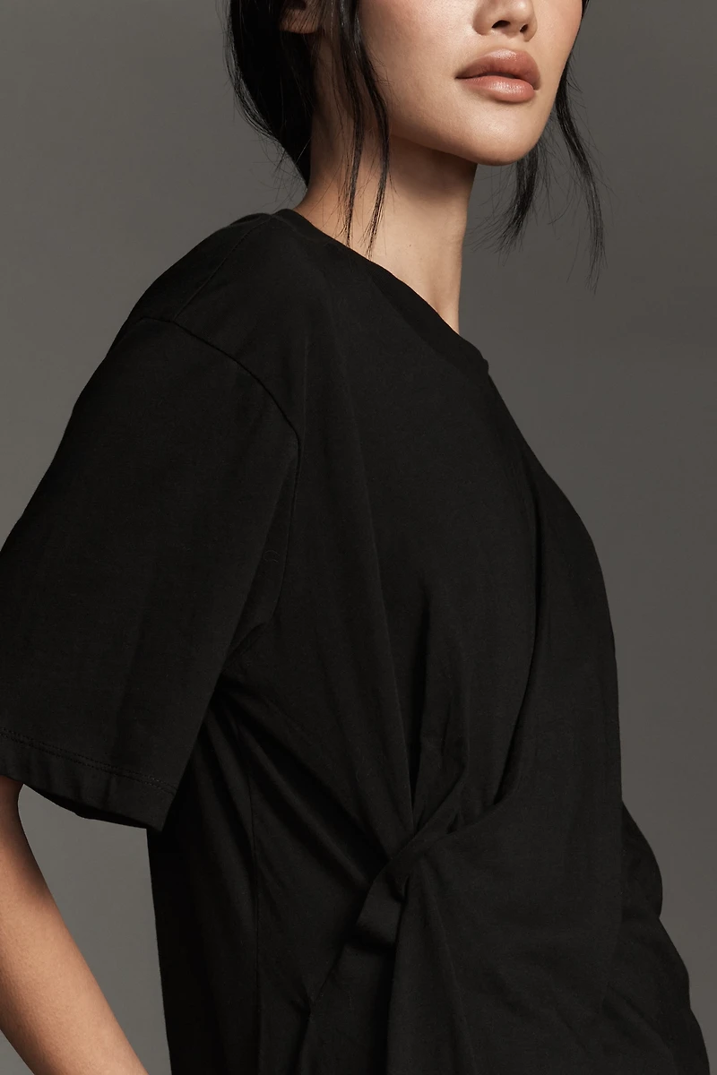 By Anthropologie Asymmetric Oversized Tee