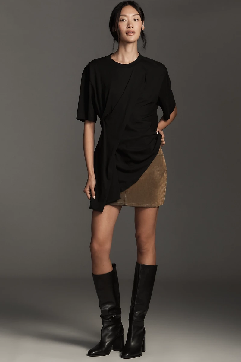 By Anthropologie Asymmetric Oversized Tee