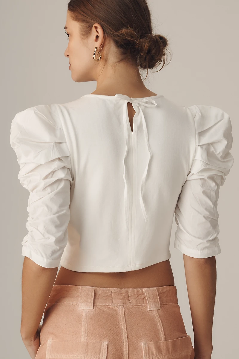 Endless Rose Puff-Sleeve Blouse