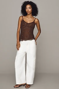 By Anthropologie Beaded Tank