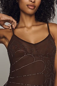 By Anthropologie Beaded Tank