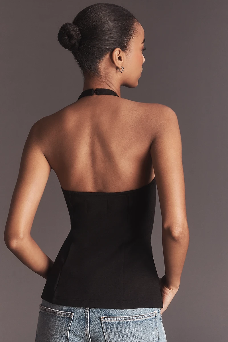 Maeve Bow Embellished Tank Top