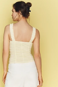 Maeve Cassis Ruched Cami