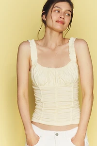 Maeve Cassis Ruched Cami