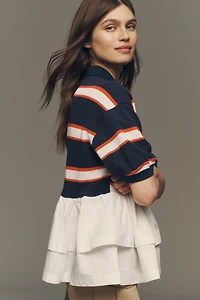 Maeve Je Peux Twofer Peplum Top