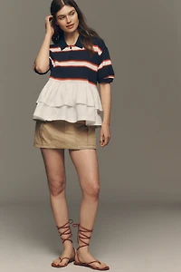 Maeve Je Peux Twofer Peplum Top