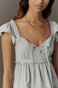 By Anthropologie Tiered Tunic Top