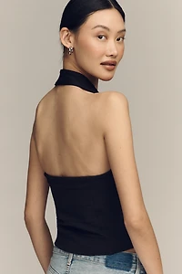 By Anthropologie Ponte Bandage Halter Top