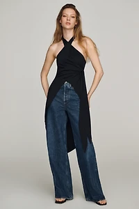 Maeve Halter Wrap Tunic